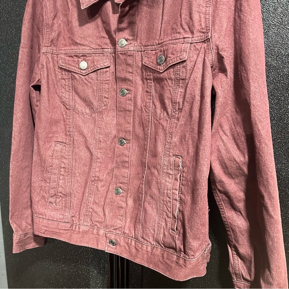 Men's Red denim jacket | Size XL | Sunrise Kingdom - Picture 5 of 5